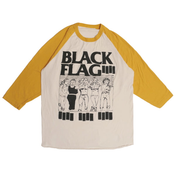 Black Flag Raglan Tee - Public Laundry