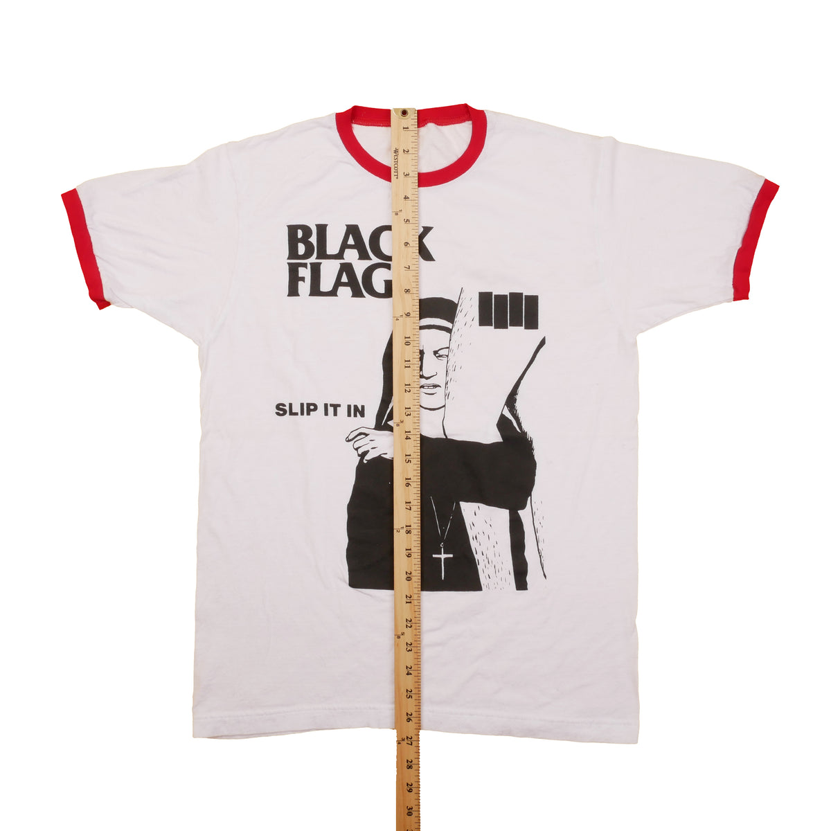 Black Flag Ringer Tee