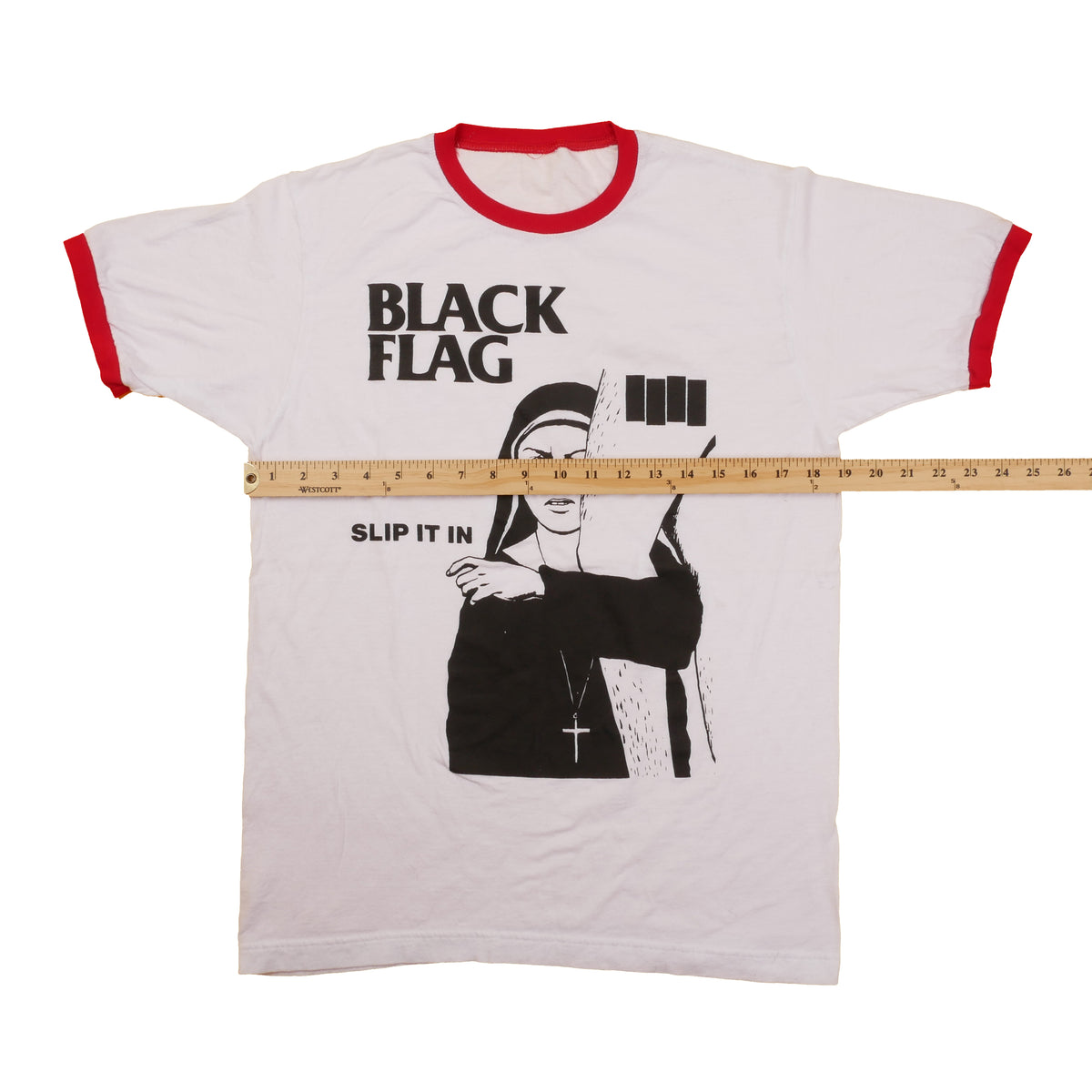 Black Flag Ringer Tee