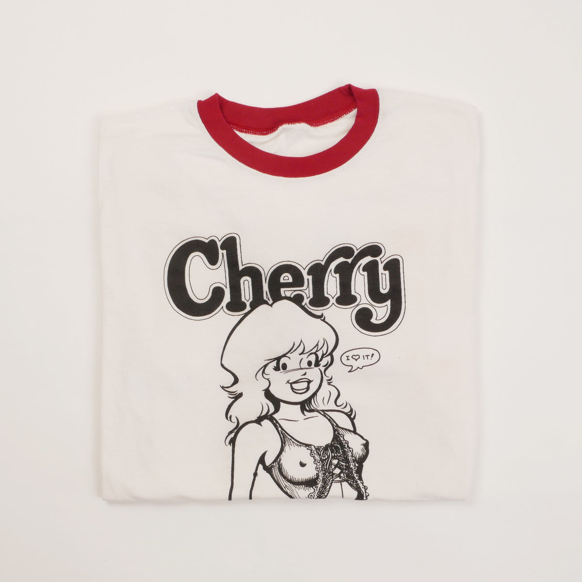 Cherry Comix Ringer Tee