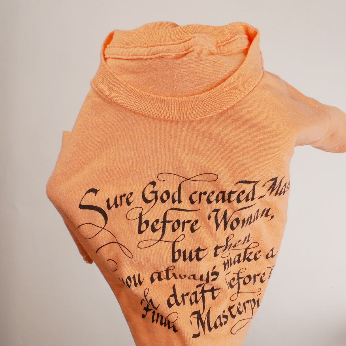 God Created Man Tee