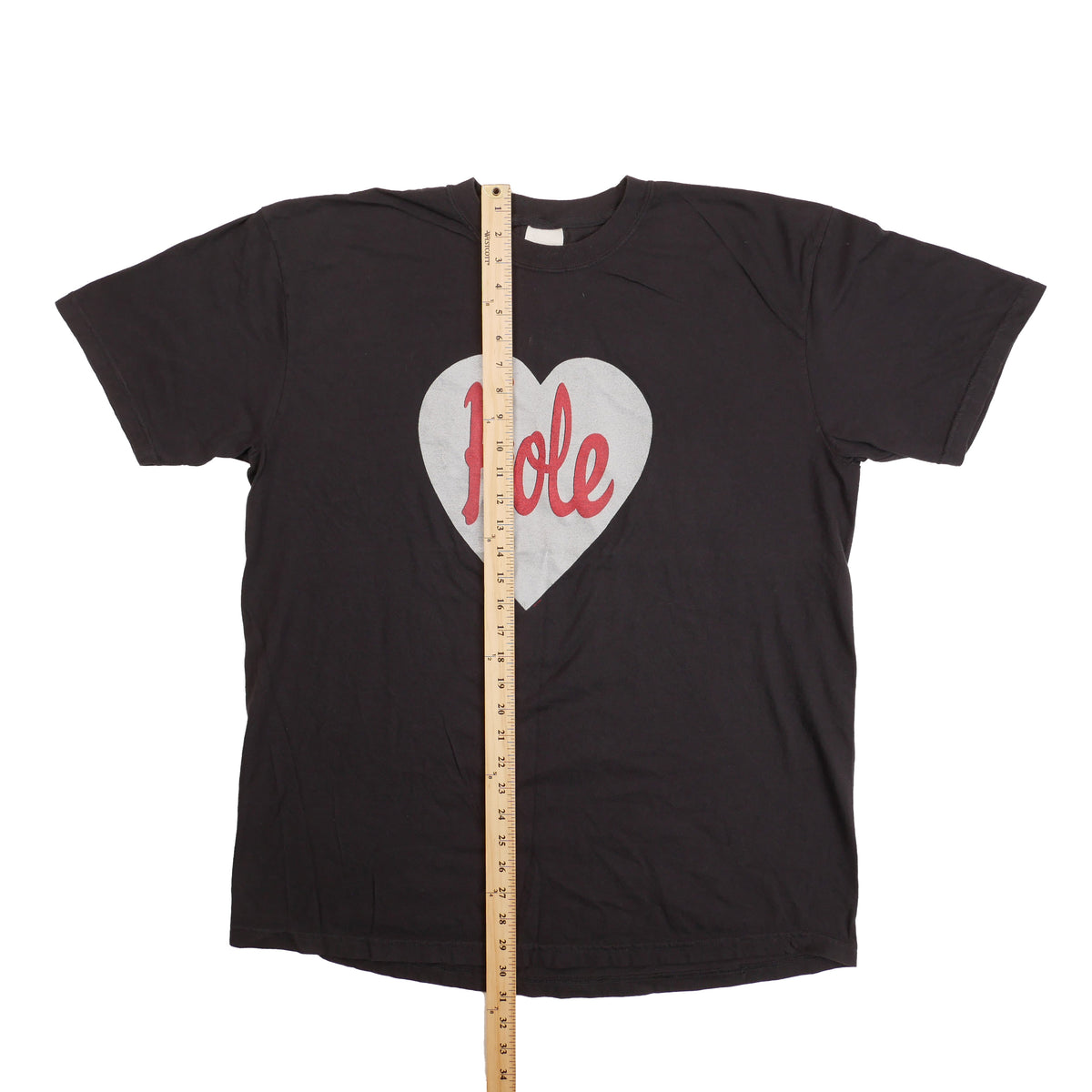 Hole Glitter Heart Tee