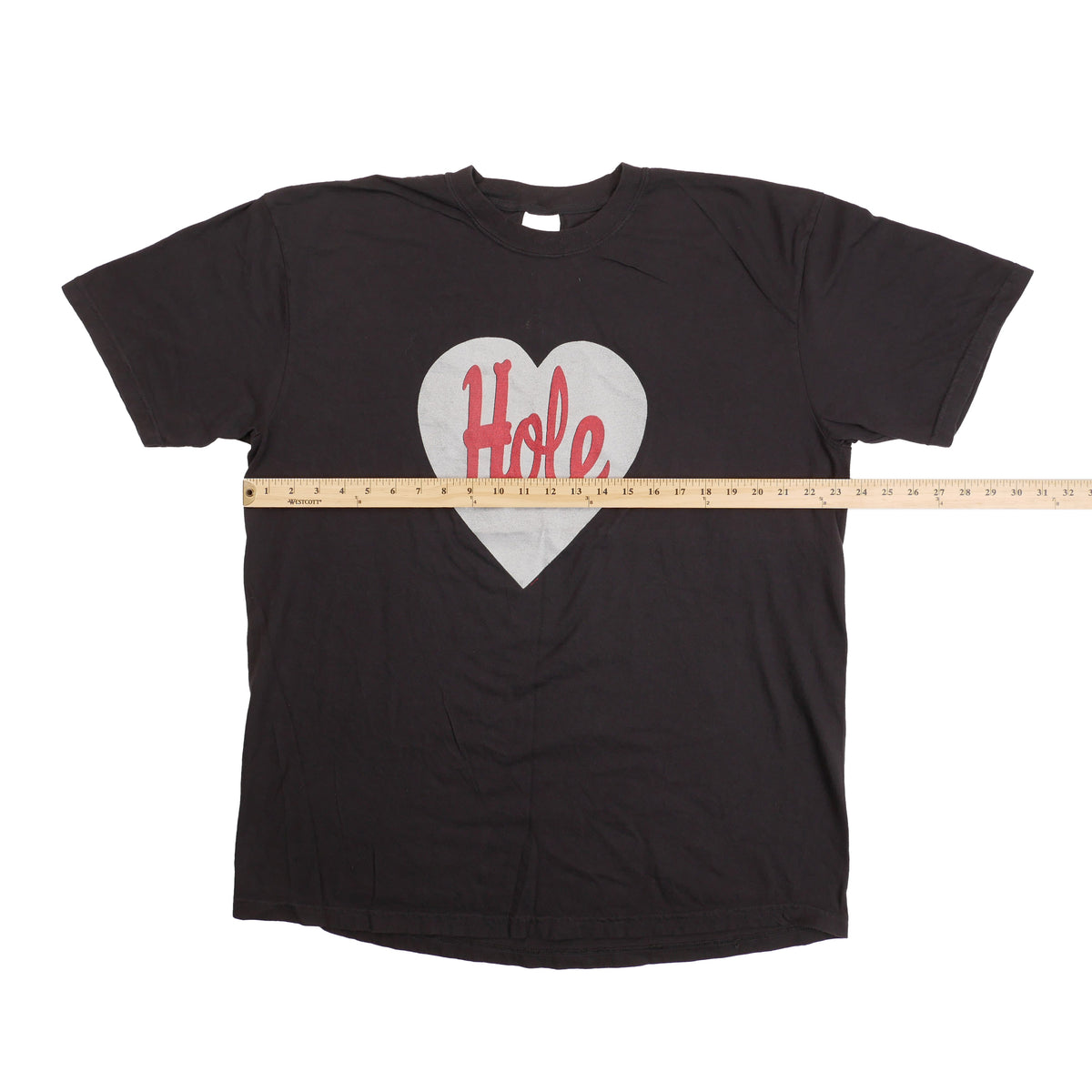 Hole Glitter Heart Tee