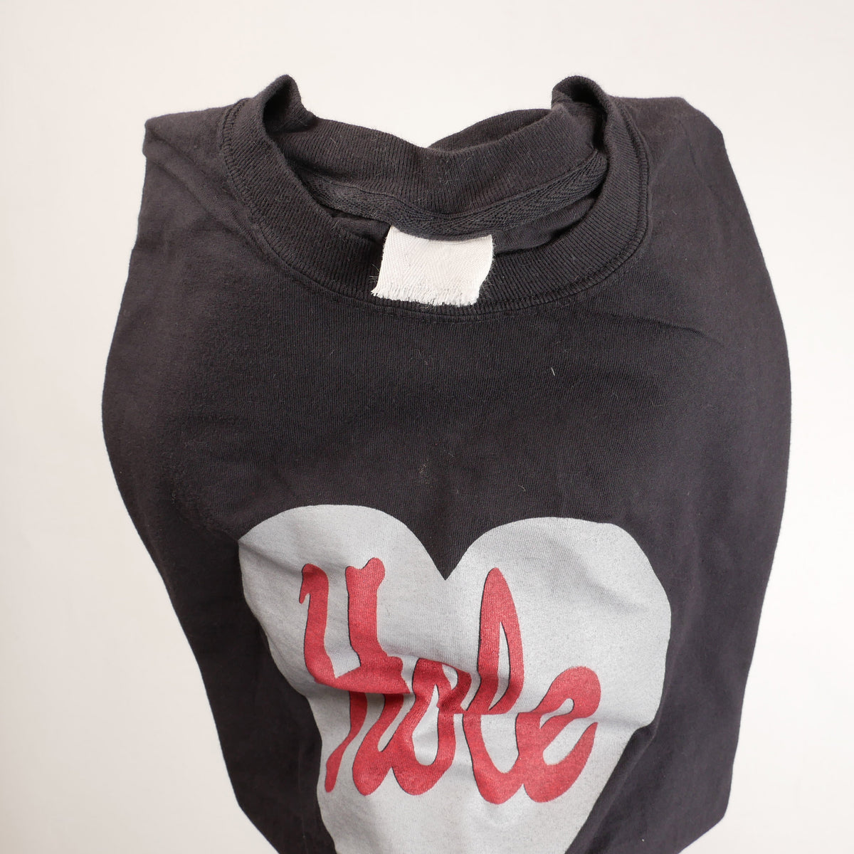 Hole Glitter Heart Tee