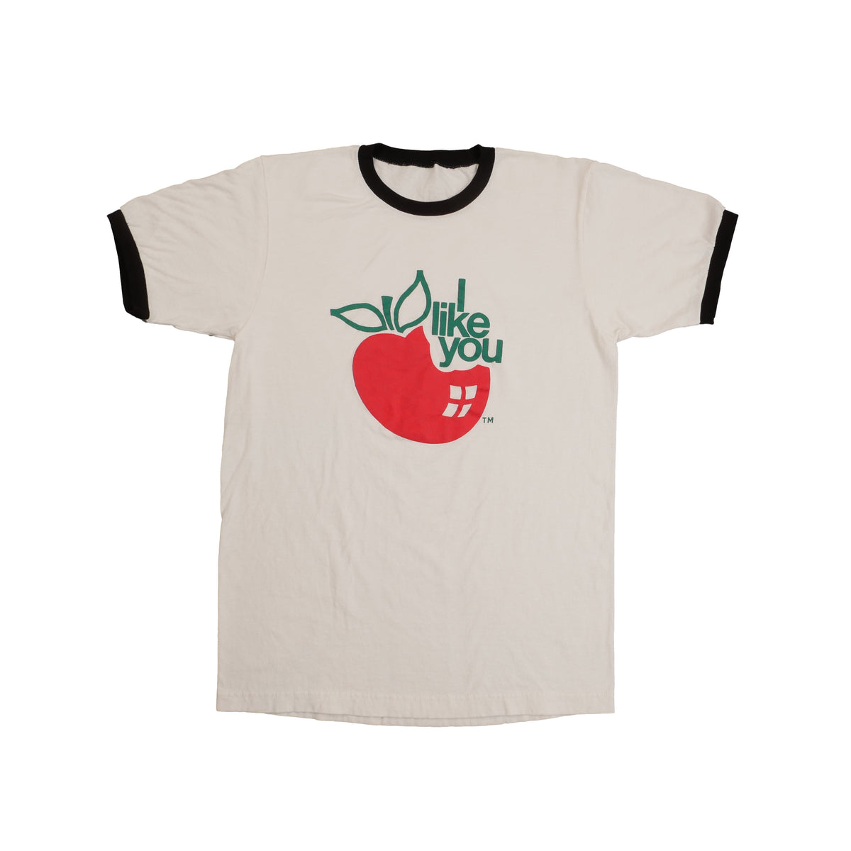 I Like You Apple Ringer Tee