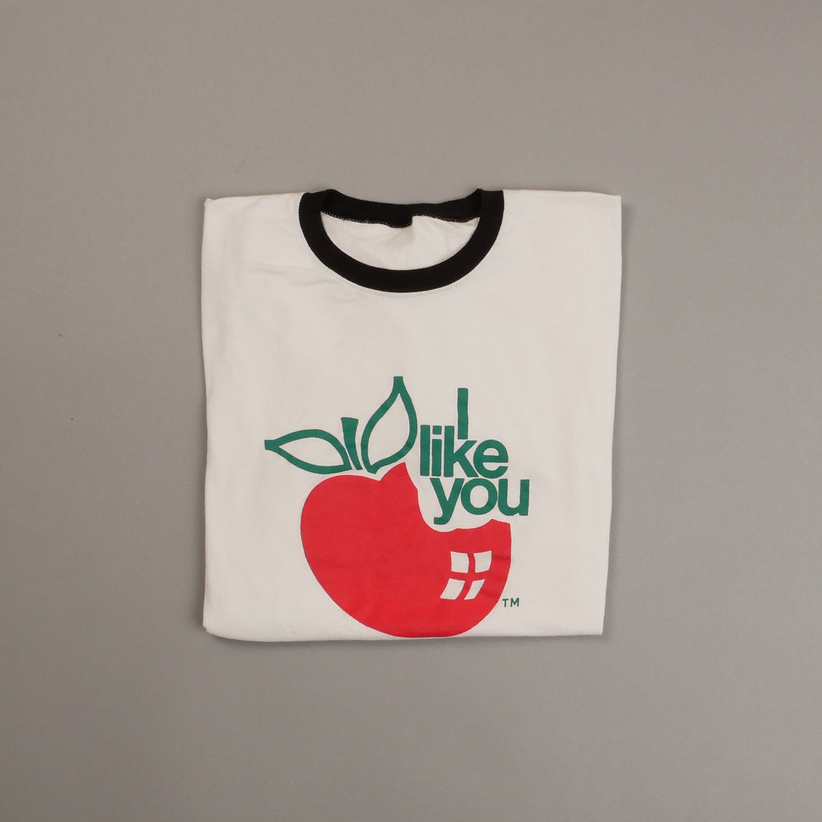 I Like You Apple Ringer Tee