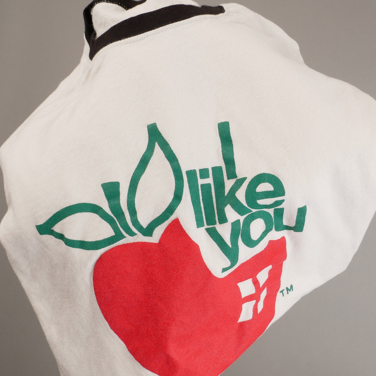 I Like You Apple Ringer Tee