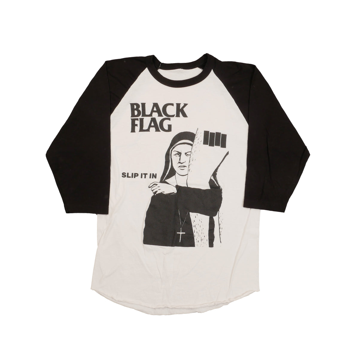 Black Flag Raglan Tee