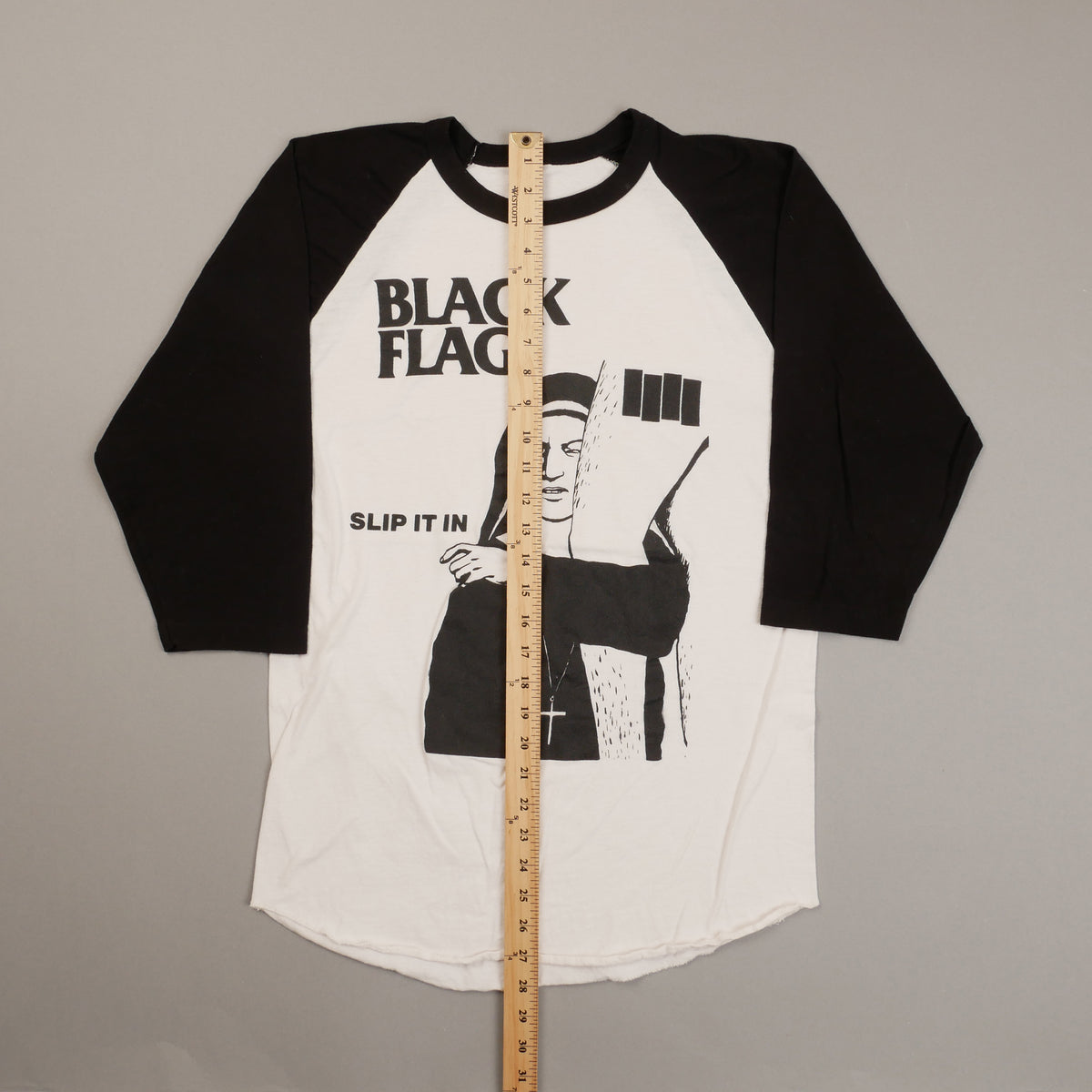 Black Flag Raglan Tee