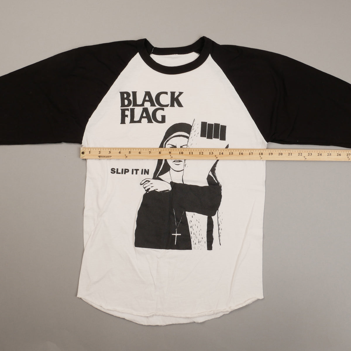 Black Flag Raglan Tee