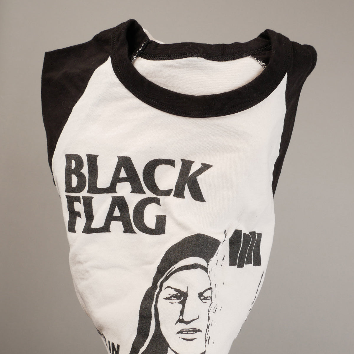 Black Flag Raglan Tee
