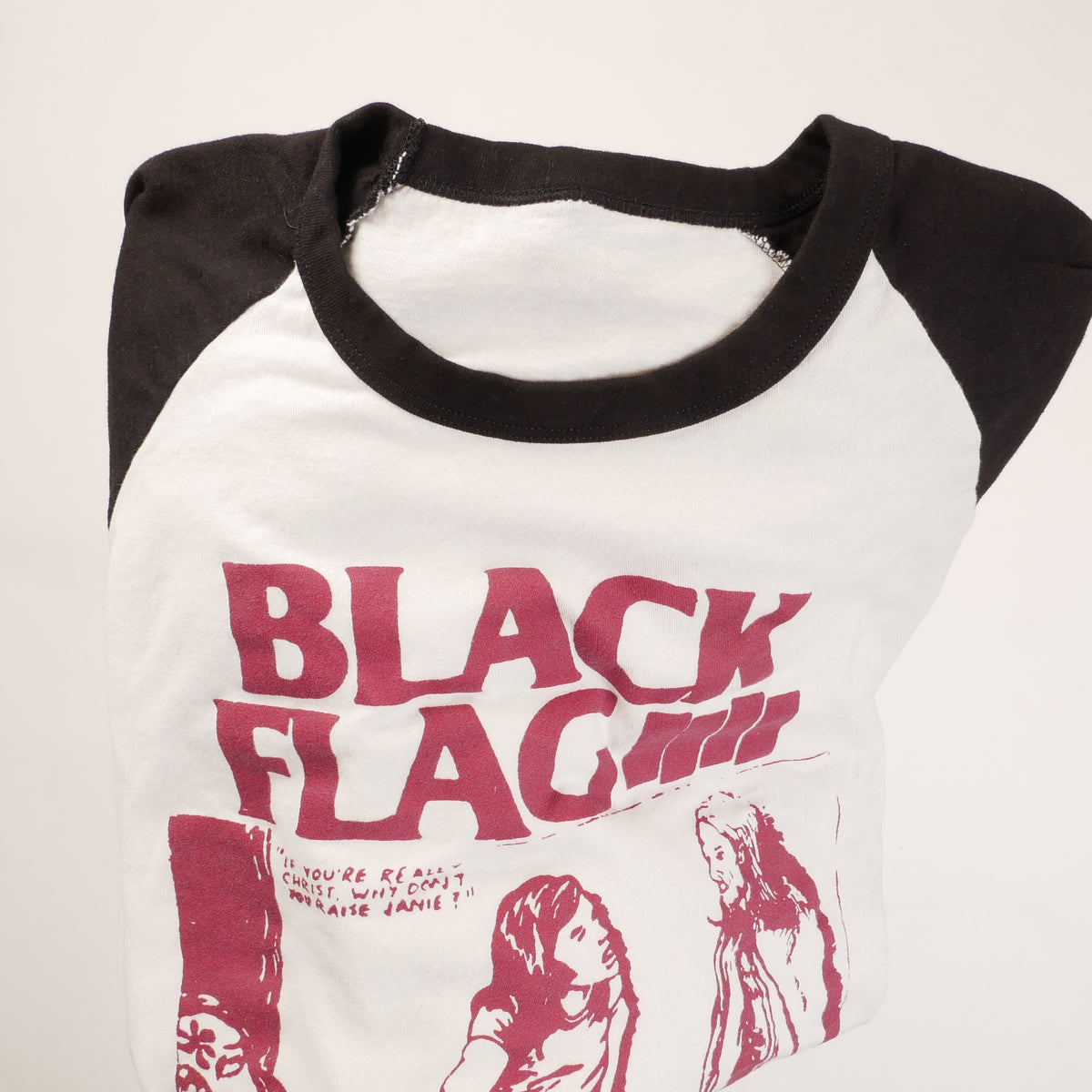 Black Flag Raglan Tee