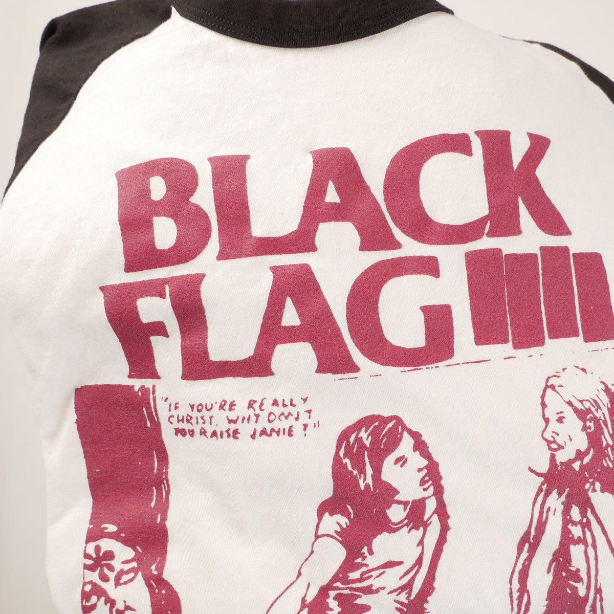 Black Flag Raglan Tee