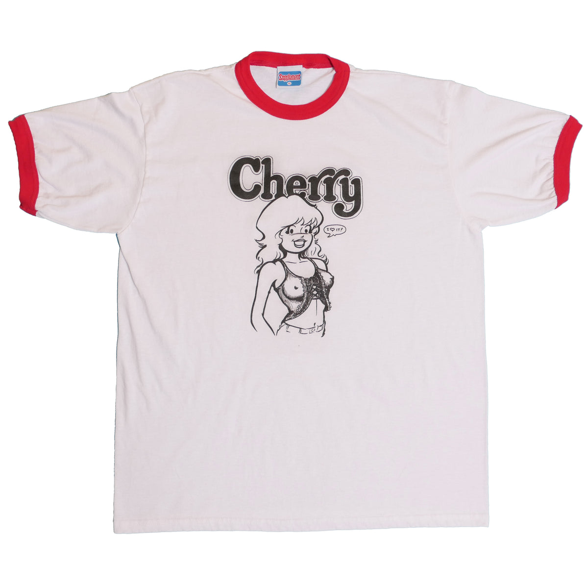 Cherry Comix Ringer Tee