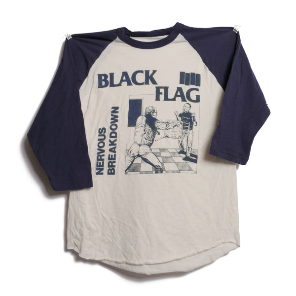 Black Flag Raglan Tee