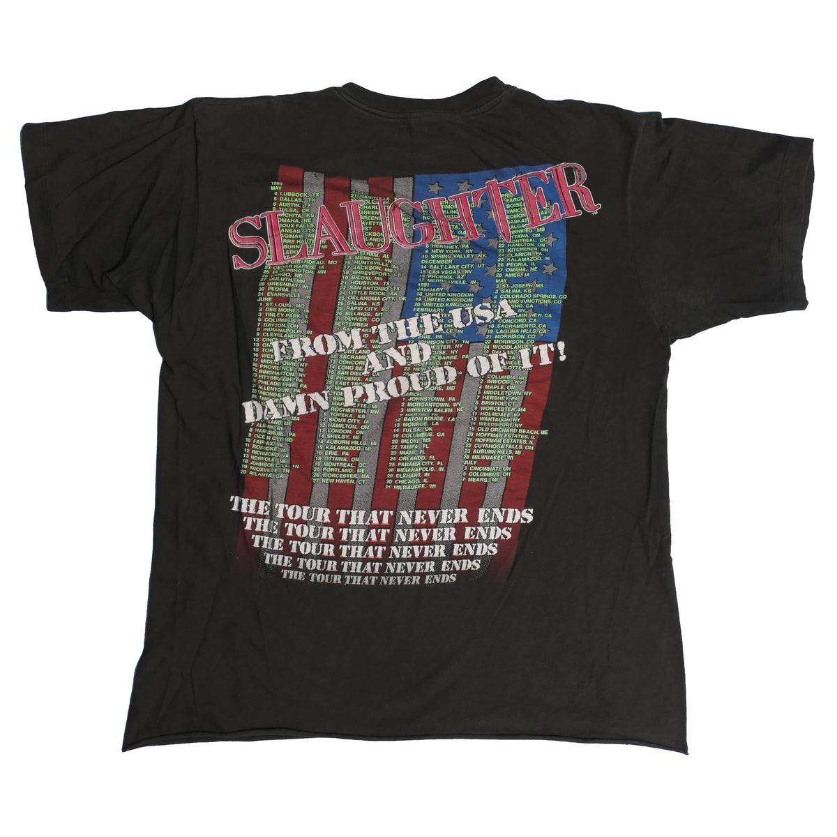 Slaughter 1990 Tour Tee