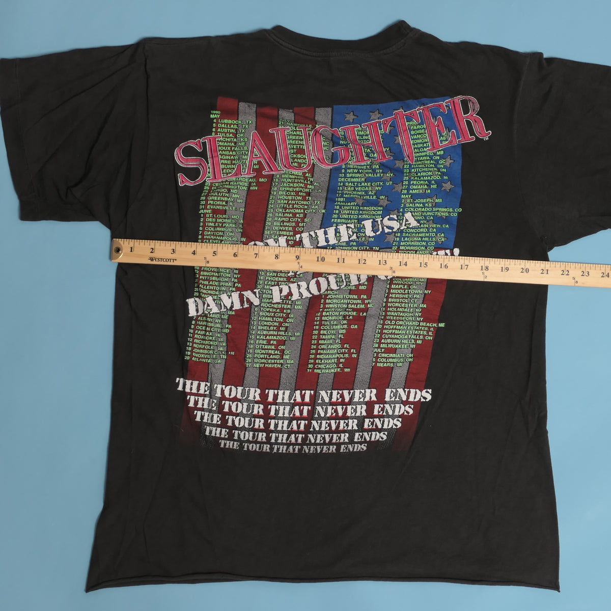 Slaughter 1990 Tour Tee