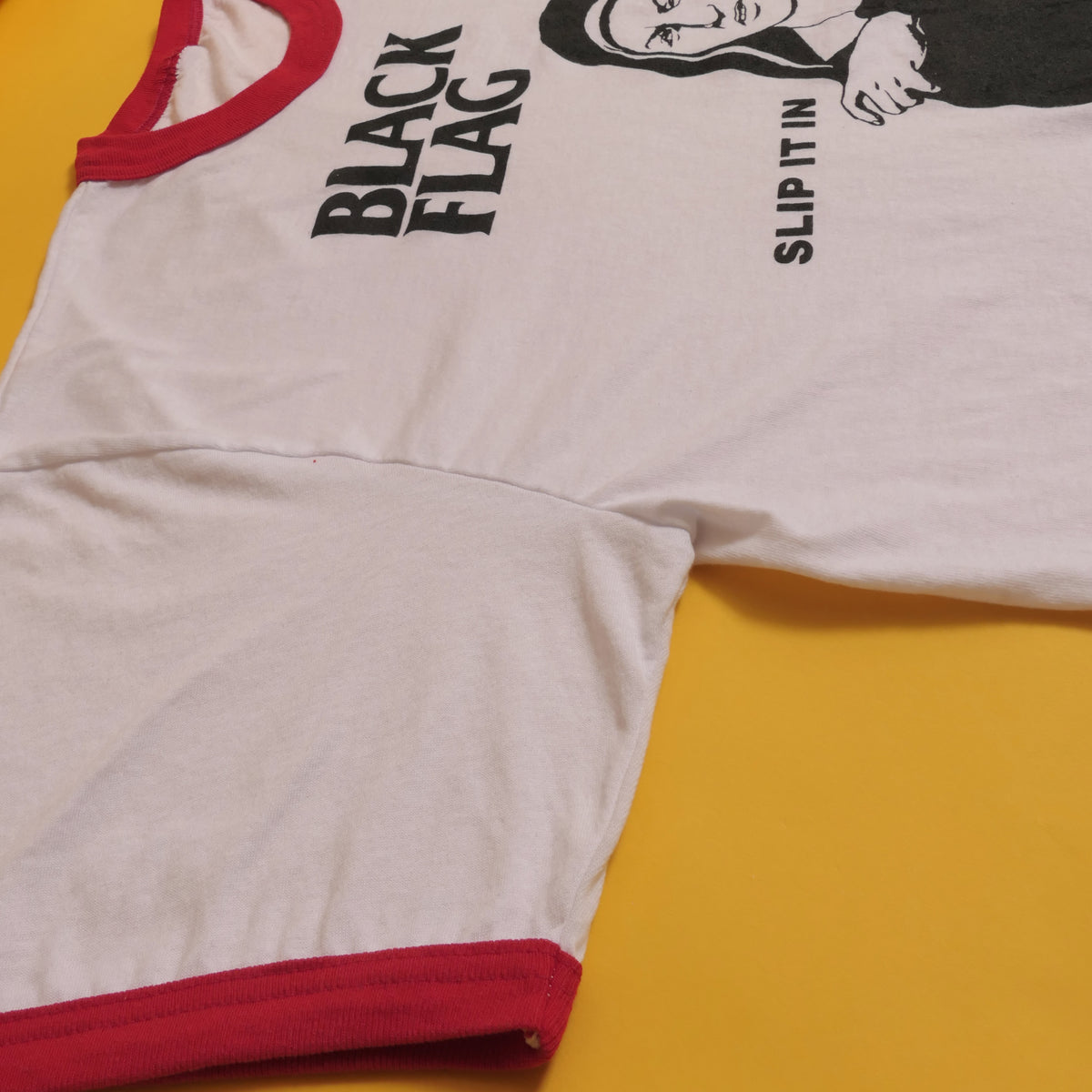 Black Flag Ringer Tee