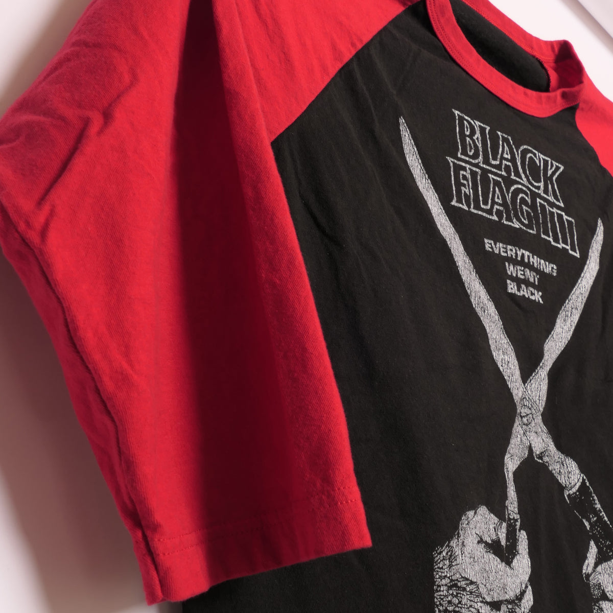 Black Flag Raglan Tee