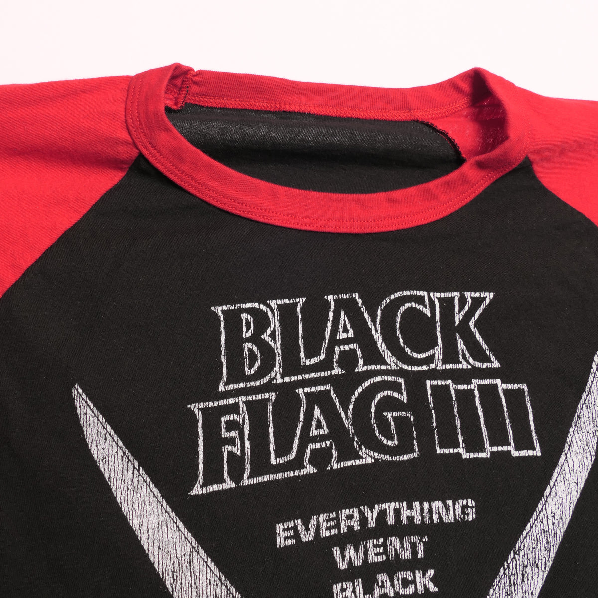 Black Flag Raglan Tee