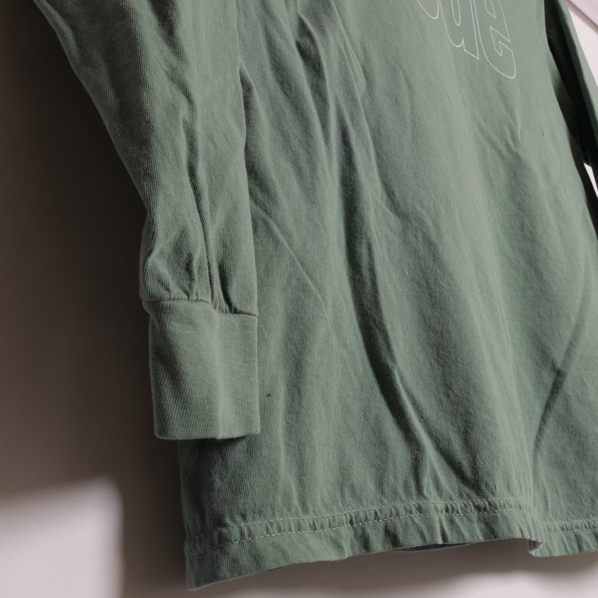 Suede Long Sleeve Tee