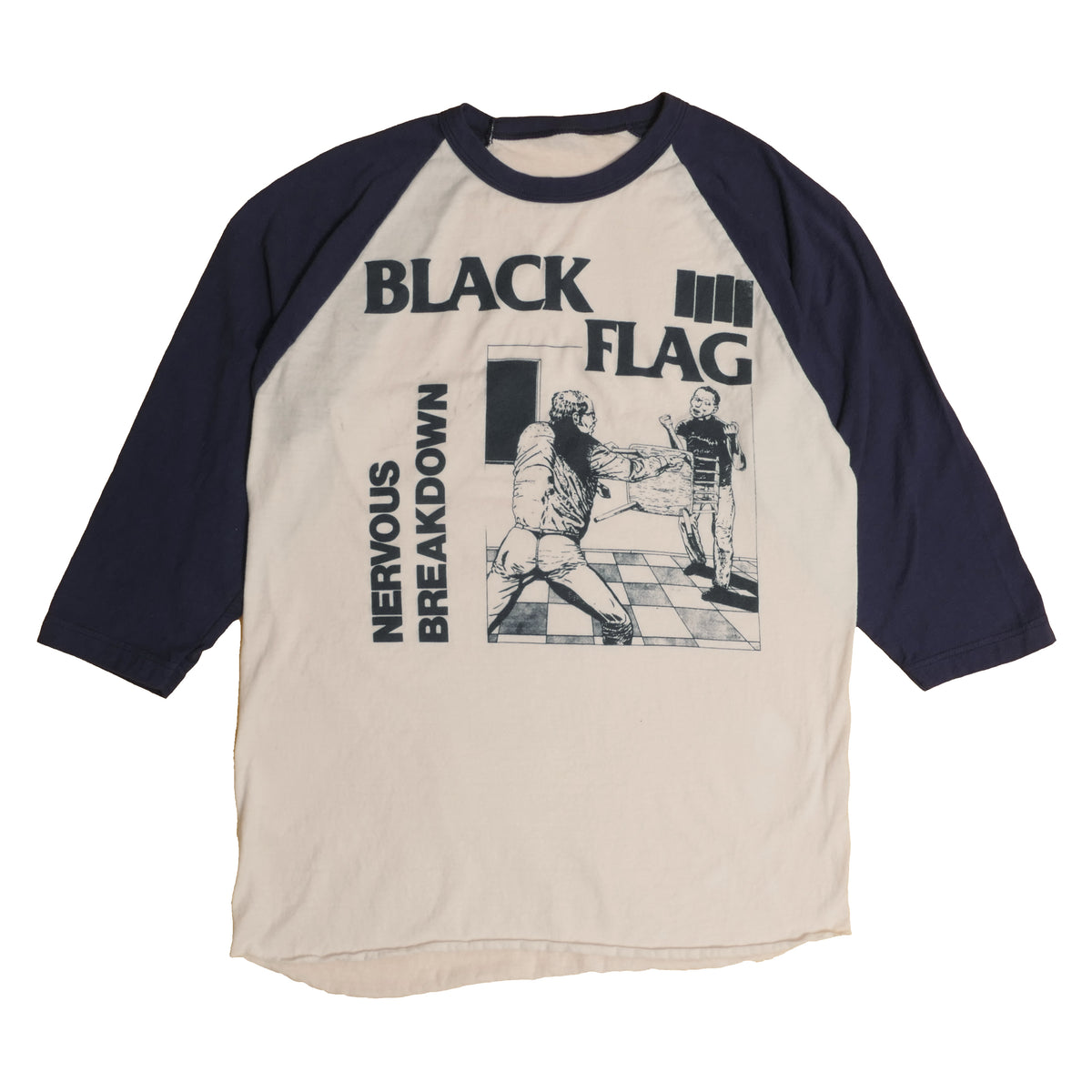 Black Flag Raglan Tee