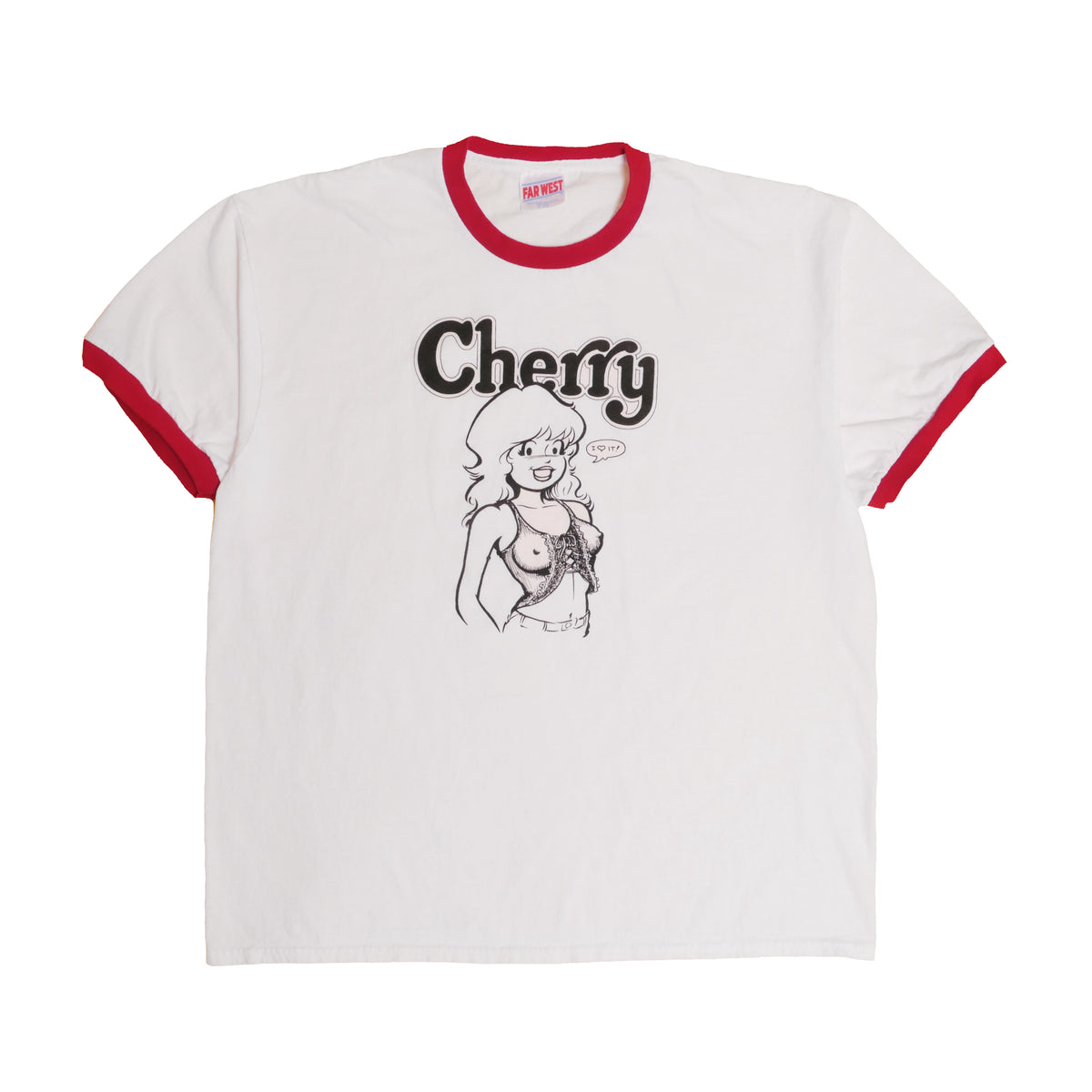 Cherry Comix Ringer Tee