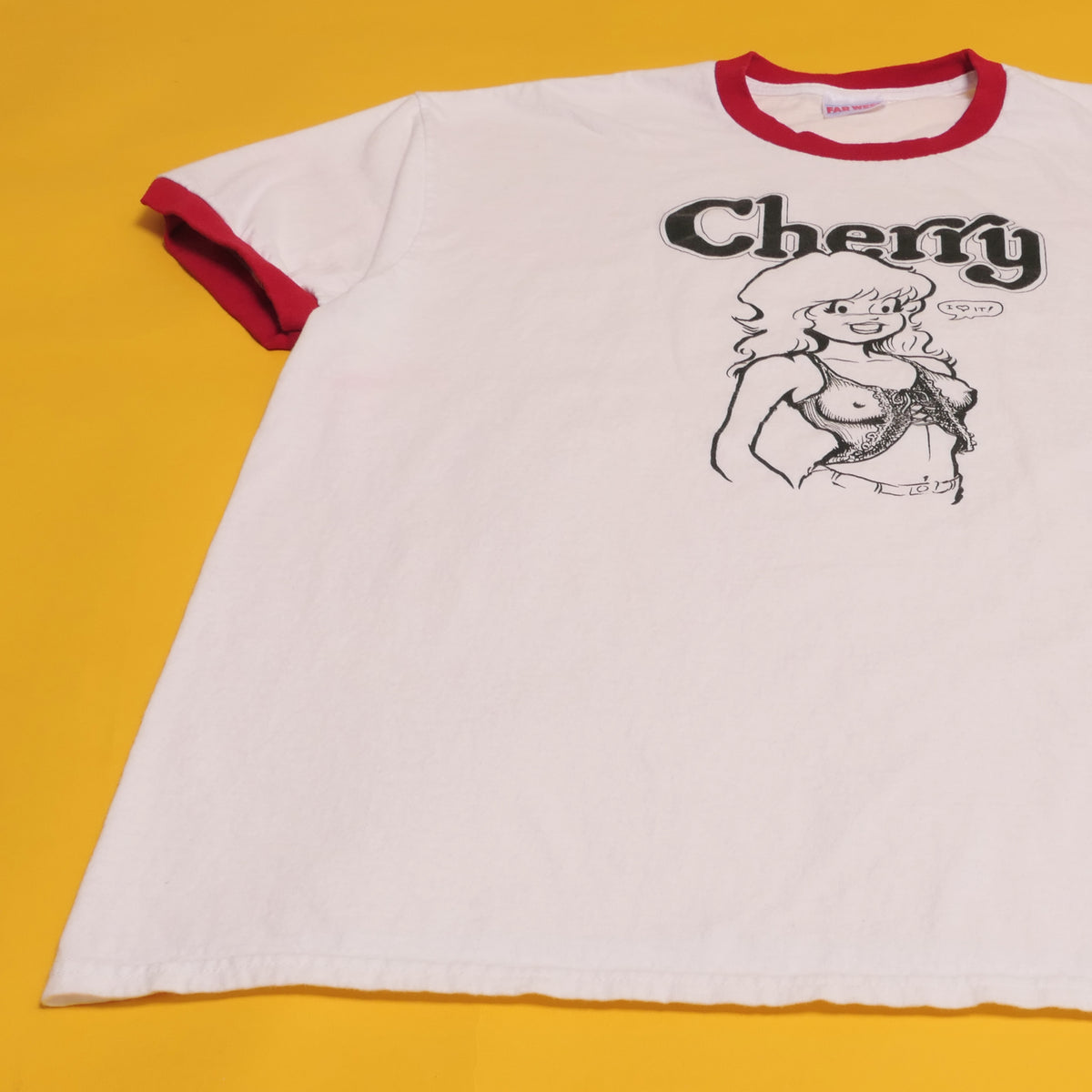 Cherry Comix Ringer Tee