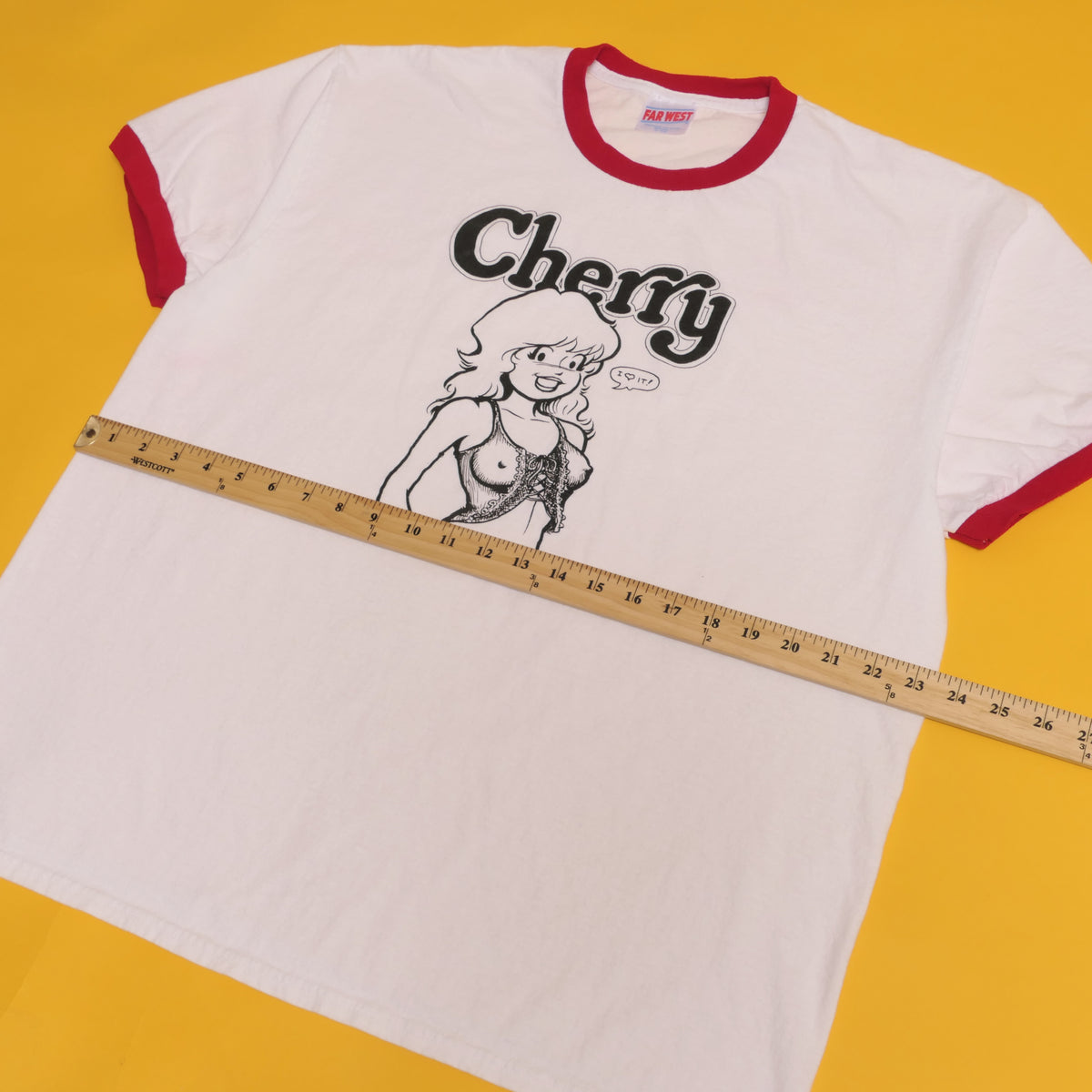 Cherry Comix Ringer Tee