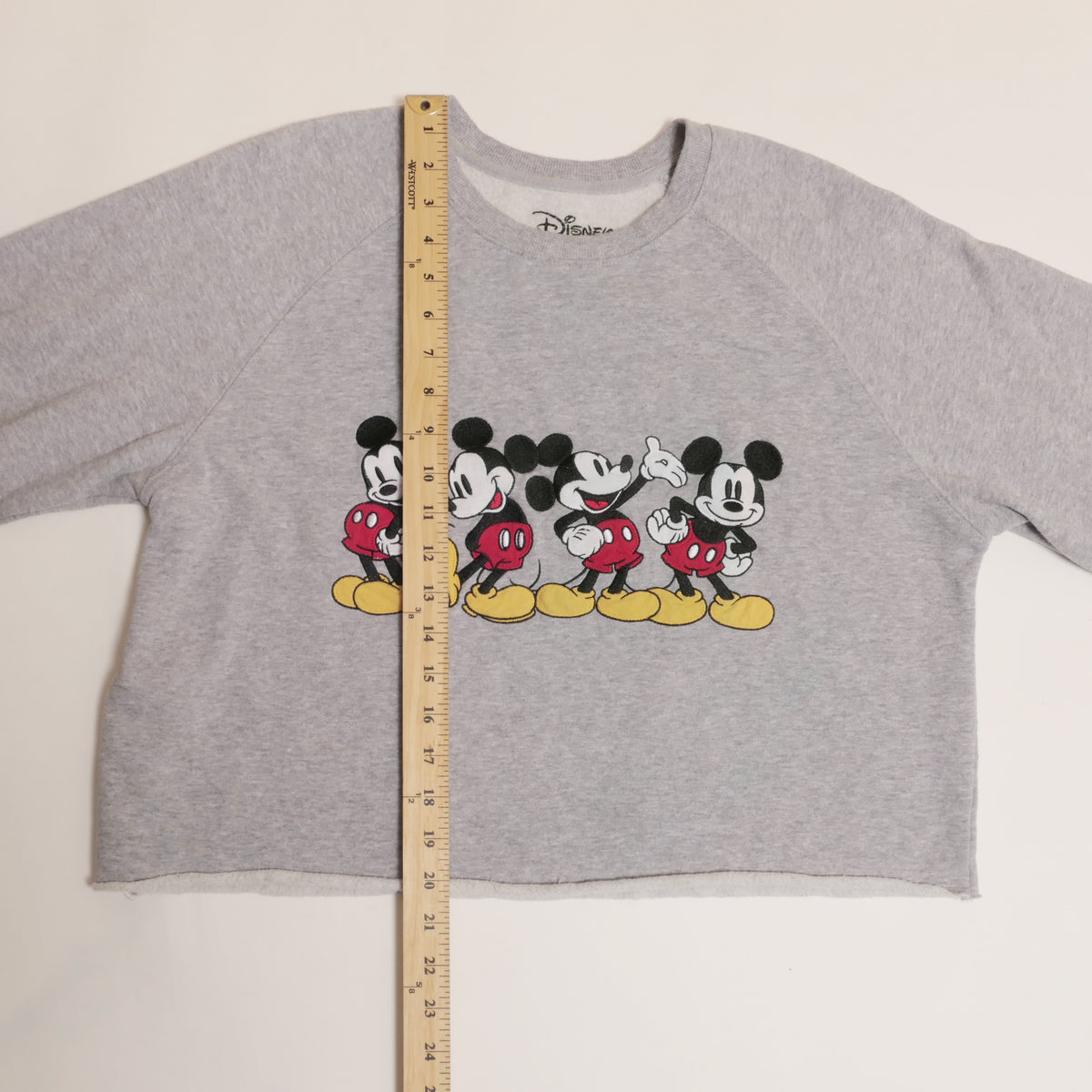 Mickey Mouse Cropped Sweatshirt