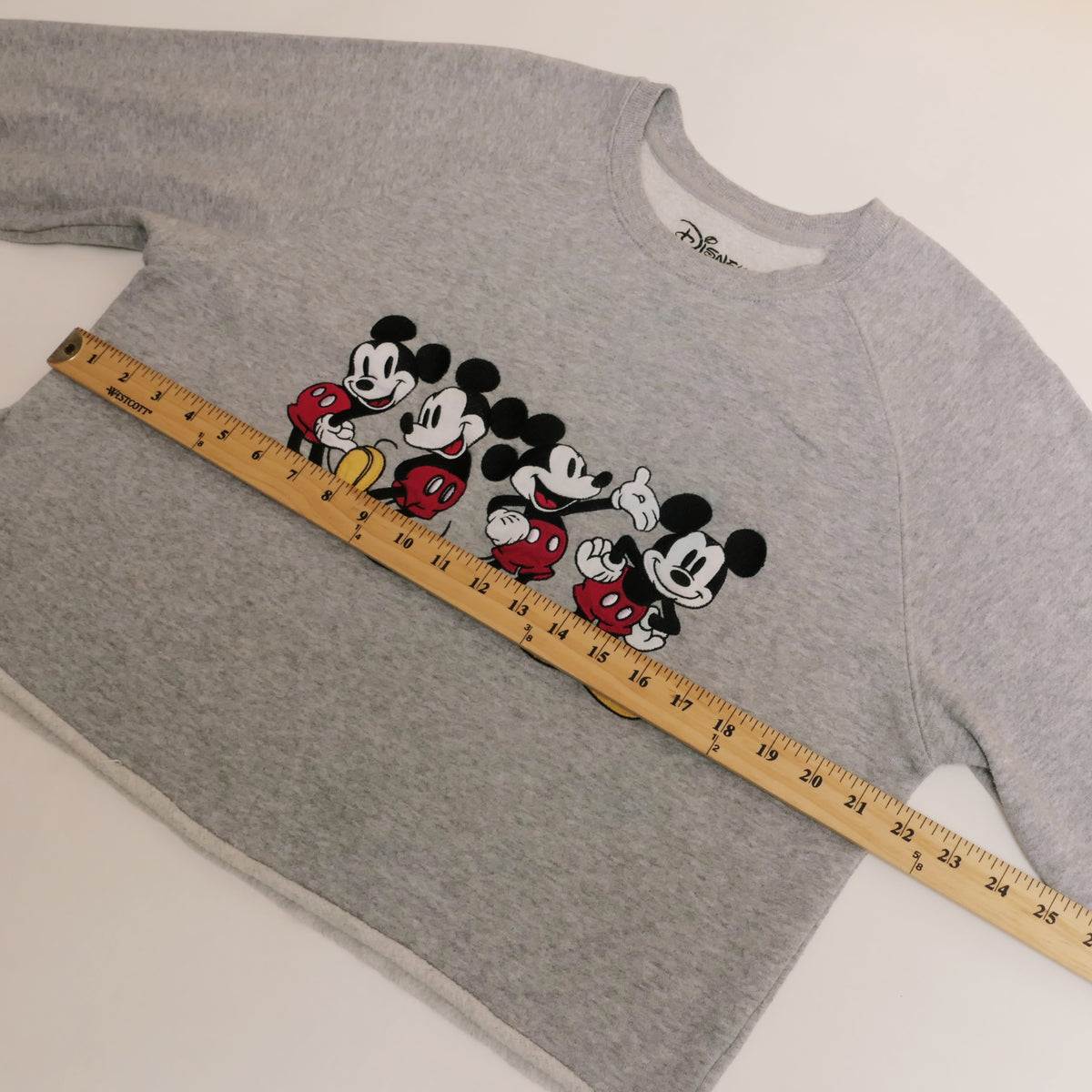 Mickey Mouse Cropped Sweatshirt