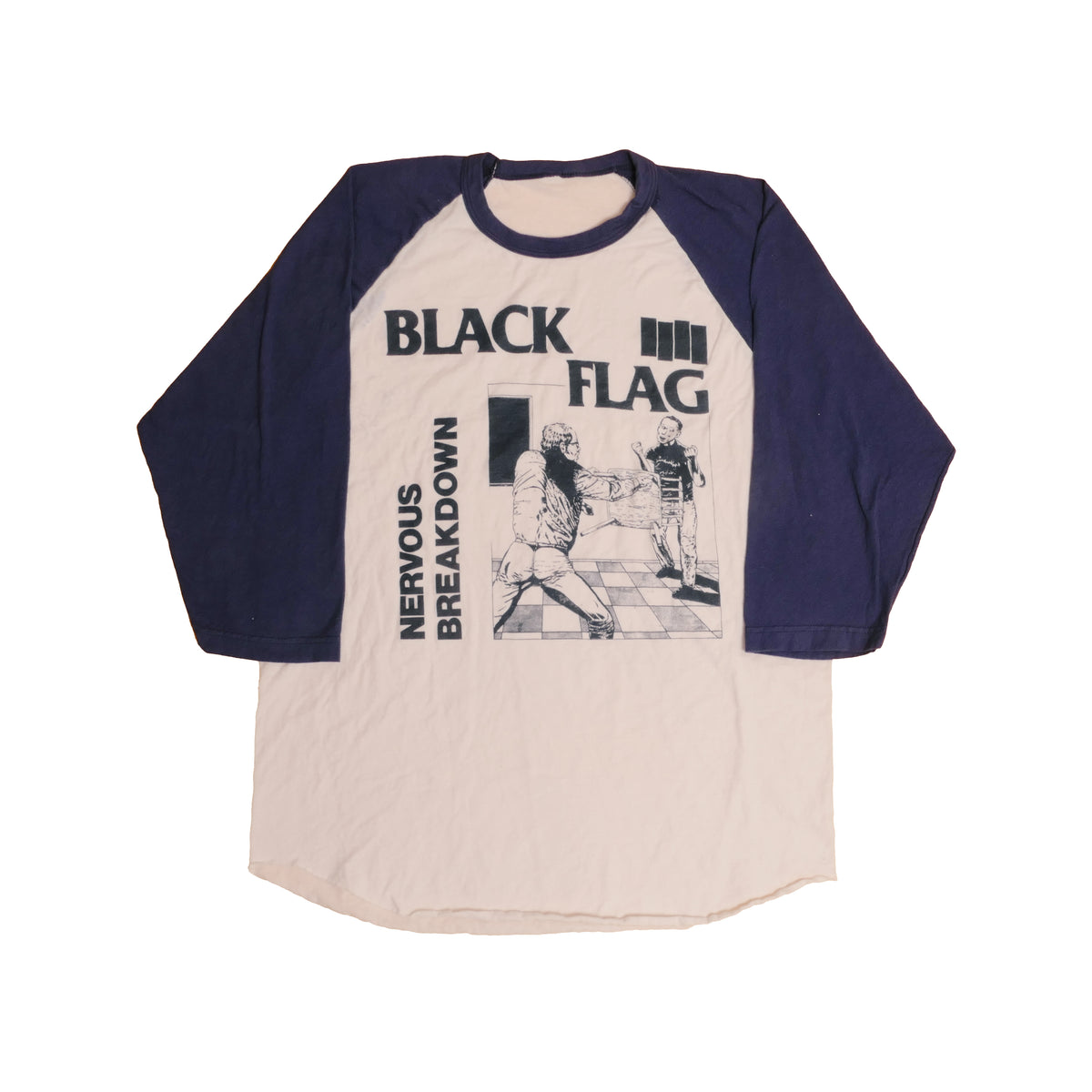 Black Flag Raglan Tee