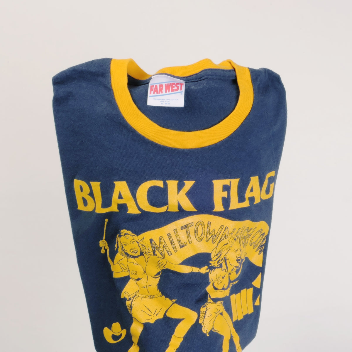 Black Flag Ringer Tee